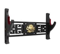 Ekkhysis Support Mural Katana Loong V elours Katana Rembourré，Support Sabre, Crochets Ajustables pour Tanto Rapier Light Saber Samurai Sword Cosplay Blade Tanjirou Demon Slayer Weapon Rack