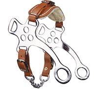 EKKIA Hackamore Costume Court en Cuir avec Fourrure synthétique Taille Demi-Sang