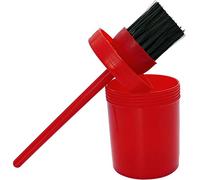 EKKIA Pinceau pour Sabot avec Pot - Rouge - 125 ML