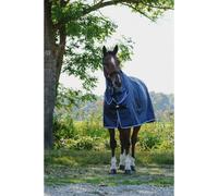 Ekkia Riding World Combo couverture de pluie bleu marine, QHP17_Taille:155