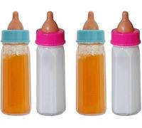 EKKONG Biberon Magique,7 Pièces Biberons Magiques pour Poupées avec Tétine,New Born Baby Bouteille Magique,Biberon à Lait Magique Biberon de Poupée (Blanc 4)