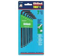 Eklind 10907 TORX Star L-Key - Lot de 7 clés T10-T40 Série longue