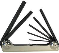 EKLIND 20812 Lot de 8 clés Allen pliables avec poignée en acier SAE 3/32-1/4
