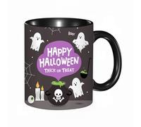 EKLMPS Original Mug en céramique,idéal comme cadeau,impression de haute qualité,mug à motifs,mug à thé,à café,330ml, Fête d'Halloween. Enfants en costumes d'Halloween.