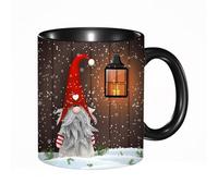 EKLMPS Original Mug en céramique,idéal comme cadeau,impression de haute qualité,mug à motifs,mug à thé,à café,330ml,Gnome mignon elfes folkloriques de Noël à la mode