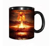 EKLMPS Original Mug en céramique,idéal comme cadeau,impression de haute qualité,mug à motifs,mug à thé,à café,330ml,Puissante explosion d'une bombe nucléaire dans l'océan. Guerre nucléaire. Une haute
