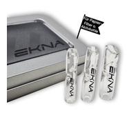 EKNA Embouts en verre - Lot de 3 - Ø 6/7/8 mm - Transparent - Réutilisables - Accessoires pour une expérience plus intense