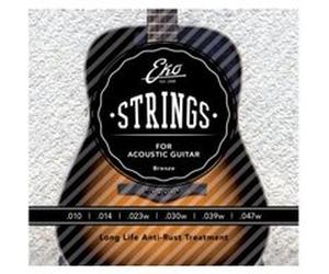 Eko ACB1047L - Cordes Guitare Acoustique Bronze LIGHT 10-47