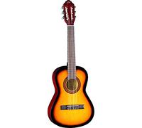 Eko Algam GUITARS - CS-2 SUNBURST Guitare classique série Stdio Escalier 1-4, haut en tilleul laminé, bandes et fond en tilleul laminé, poignée et clavier en bouleau, étui inclus, couleur Sunburst