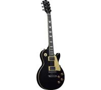 Eko Algam SPENCER BY - LP10 BLACK, guitare électrique, corps peuplier, manche en érable, clavier en résine, micro H-H, interrupteur bascule à 3 voies, pont style tune-O-matic, couleur noire