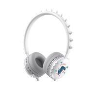 Eko, Casque pour enfants avec câble 3.5mm Dino Edition, Blanc