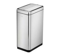 EKO - Deluxe Phantom Sensor Poubelle 30 litres - Stainless steel Polypropylene - Matt Edelstahl