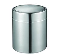 EKO Fandy Poubelle de Table Métal Inox 13,6 x 12,1 x 0,61 cm 1,5 litres
