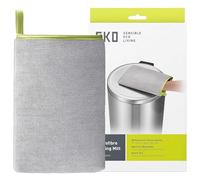 EKO Gant de Nettoyage en Microfibre pour Acier Inoxydable - Chiffon de Polissage et Gant de Nettoyage réutilisable Non Pelucheux et Lavable en Machine, Chiffon sans Traces pour appareils de Cuisine