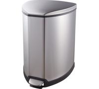 EKO - Grace Poubelle à pédale 25 litres - Acier inoxydable Plastique - Acier inoxydable mat