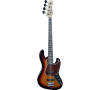 EKO GUITARS - Basse Électrique JB-100 3/4, Corps Peuplier, Poignée Érable, Clavier Laurel 21 Touches, 2 Pickup Jazz-Bass, Pont Vintage, Echelle 761 mm, Couleur Sunburst