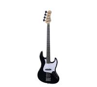 EKO GUITARS - Basse électrique JB-100, 4 cordes, corps peuplier, manche érable, clavier Laurel, 2 micros JB, 21 touches, couleur noire