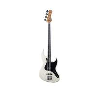 EKO GUITARS - Basse électrique JB-400, 4 cordes, corps en Pawlonia, manche en érable, clavier en Laurel, ramassage type jazz, couleur vintage blanc