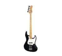 EKO GUITARS - Basse Électrique JB-401, Corps Pawlonia, Poignée Érable Américain, Clavier Érable 21 Touches, 2 Pickup JB Single-Coil, Pont Vintage, Échelle 868 mm, Couleur Noir