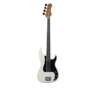 EKO GUITARS - Basse Électrique PB-400, Corps Pawlonia, Poignée Érable, Clavier Laurel, 2 Pickup Split-Coil, Pont Vintage, 21 Touches, Couleur Vintage White