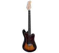 EKO GUITARS - CAMARO VR HSS Guitare Électrique, Corps en Peuplier, Manche en Érable et Touche en Résine, 2 Micros Single-Coil, 1 Humbucker, Couleur Sunburst