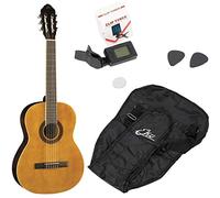 EKO GUITARS – Guitare classique CS-10 4/4 pack avec accordeur, médiators et housse