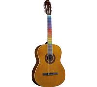 EKO GUITARS - CS-10 VISUAL NOTE, Guitare Classique, Table en Tilleul, Eclisses et Fond en Tilleul Laminé, Manche et Touche en Bouleau, Film LED Visual Note avec application dédiée, Couleur Naturel