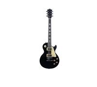EKO GUITARS - Guitare électrique LS-300, corps peuplier, manche érable, clavier WPC, 2 micros Humbucker, pont Tune-O-Matic, 22 touches, échelle standard, couleur noire