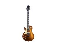 EKO GUITARS - Guitare Électrique LS-300 LH pour gauchers, Corps en Peuplier, Manche en Érable, Touche en Laurier, 2 Humbuckers, Chevalet Tune-O-Matic, 22 frettes, Mensure 630 mm, Couleur Or