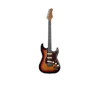EKO GUITARS - Guitare Électrique ST-300, Corps en Peuplier, Manche en Érable, Touche en Laurier, 3 Micros Single-Coil, Pont Tremolo, 22 Frettes, Diapason 650 mm, Couleur Sunburst