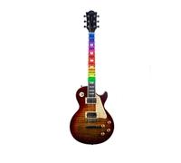 EKO GUITARS LS-300 Visual Note Guitare électrique Single Cut, système d'apprentissage de notes visuelles, micro Humbucker, Cherry Sunburst