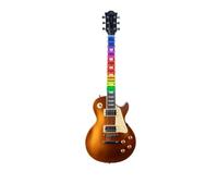 EKO GUITARS LS-300 Visual Note Guitare électrique Single Cut Système d'apprentissage Visual Notes Corps en peuplier Micro Humbucker Doré