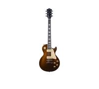 EKO GUITARS LS-400 Guitare électrique Corps Paulownia, manche érable, clavier Laurel, 2 P-90, Tune-O-Matic, 22 touches, échelle 630 mm, couleur or
