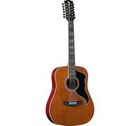 EKO GUITARS - Ranger XII VR Natural Top Stained, Guitare Acoustique 12 Cordes, Série "Vintage Reissue", Forme Dreadnought, Couleur Natural Top Stained
