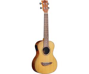 EKO GUITARS - UKU EVO Ukulélé Ténor EQ, Ukulélé EVO Ténor avec Égaliseur, Éclisses et Fond en Acajou, Table en Cèdre, Couleur Natural