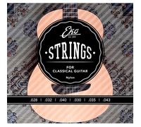 Eko Jeu de cordes nylon pour guitare classique, tension moyenne, calibre .028-.043, son équilibré