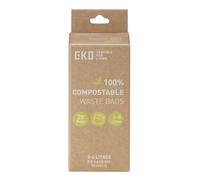 EKO Lot de 20 sacs poubelle compostables de 3 à 6 litres