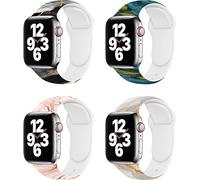Eko, lot de 4 bracelets pour Apple Watch 42/44/45/49mm Cosmos Range en TPU, multicolore