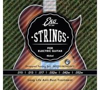 Eko - Lot de 6 cordes de guitare électrique 10-52 Light Top Heavy Bottom
