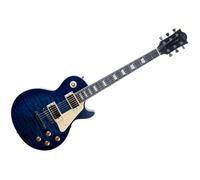 EKO LS300 Quilted Blue Guitare forme LP