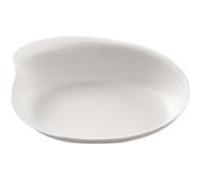 EKO Mini Side Mini Assiette blanche en canne à sucre 8,5 x 11,5 cm 1000 unités Betik