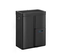 EKO - Mirage Plus Sensor Recycler Abfalleimer 30+15+15 Liter - Acier peint par poudrage Plastique - Schwarz