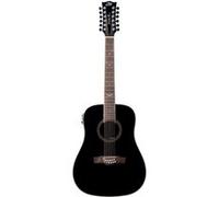 Eko NXT D100ce 12 Dreadnought See Through Black 12 cordes électro