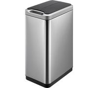 EKO - Phantom Sensor Poubelle 30 litres - Stainless steel Plastic - Inox mat, noir