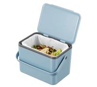 EKO Poubelle à Compost pour déchets Alimentaires, pour comptoir de Cuisine, Bleu Titane, 4 litres