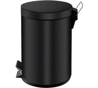 EKO Poubelle à Pédale 3 L Noir Récipient Déchets Ordures Conteneur Recyclage Noir G