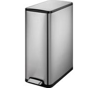 EKO - Poubelle à pédale Ecoslim 45 litres - Acier inoxydable Plastique - Acier inoxydable mat
