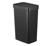 EKO Poubelle Cuisine Automatique 50L | INOX Anti-Traces avec Capteur, Base Antidérapante | Fermeture Silencieuse Moderne Salle Bain