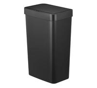 EKO Poubelle Cuisine Automatique 50L | INOX Anti-Traces avec Capteur, Base Antidérapante | Fermeture Silencieuse Moderne Salle Bain