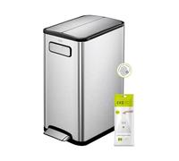 EKO - Poubelle Ecofly en acier inoxydable (20L + 20L)